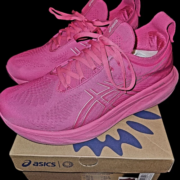 Asics Gel-Nimbus 25 Pink Rave Athletic Shoes - Picture 2 of 2